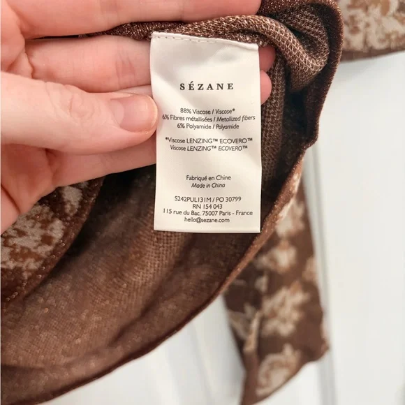 Sezane Charles jumper and Anita skirt set - Picture 4 of 9